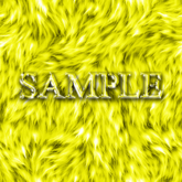 [ Fluffy Fur Texture 02 ] Seamless - Yellow