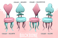 BackBone Tea Party - Chair - Diamonds