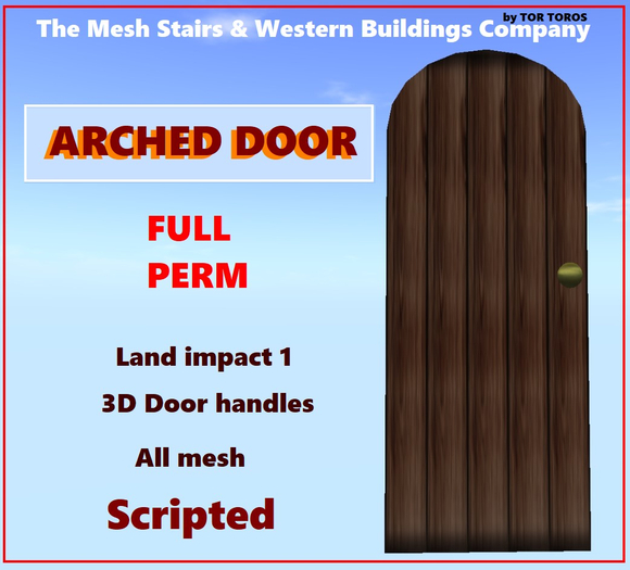 Arched door  Scripted 1Li