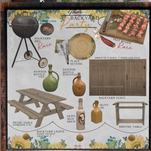 ..::THOR::.. Olive Oil - Backyard Party Gacha