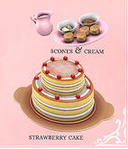 BackBone Tea Party - Strawberry Cake