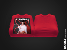 ROULY :: Playbabe Cropped Top - Cherry