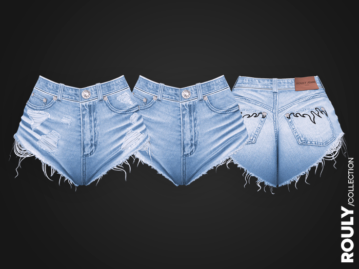 05 ROULY :: Extreme Distressed Denim Shorts  - Friday