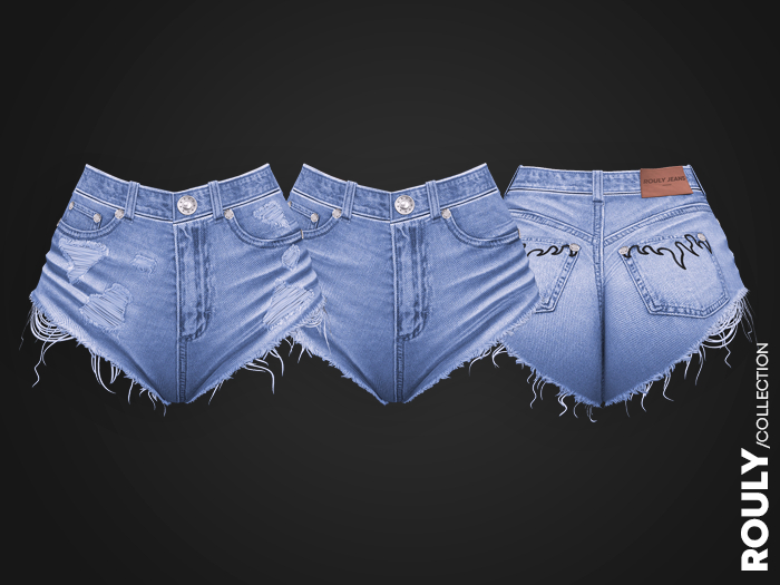 04 ROULY :: Extreme Distressed Denim Shorts  - Basic