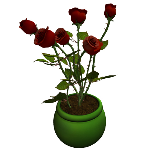 [AG] Planter - Red Roses - Valentine's Day Sale