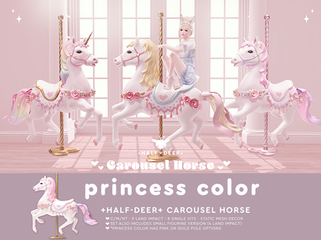 Second Life Marketplace - Carousel Horse - Princess