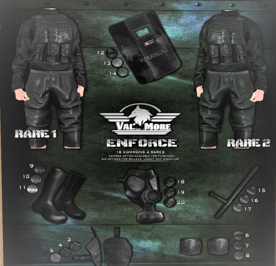 5. [Val'More] Enforce - Garter (Gray)