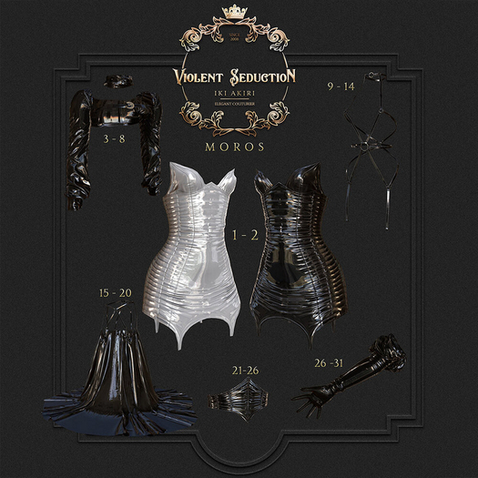 Violent Seduction - Moros Harness - Legacy (Lavender)