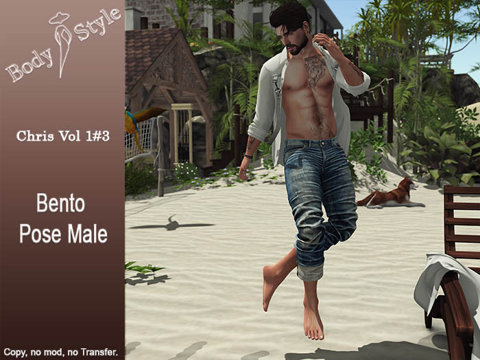 [BS] Body Style - Chris  Bento Pose Male Vol#1 - 3