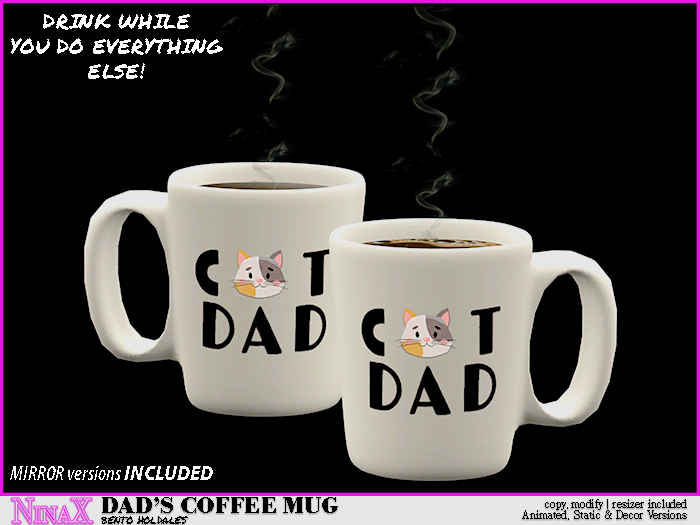 NinaX: Cat Dad Mug 