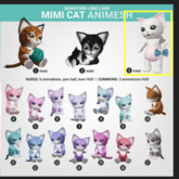 SEmotion Libellune Mimi Cat Animesh #3 RARE
