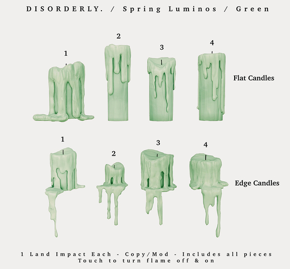 DISORDERLY. / Spring Luminos / Green