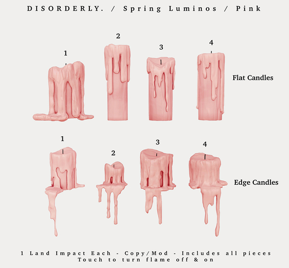 DISORDERLY. / Spring Luminos / Pink