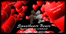 VALENTINE PROMO SWEETHEART BEARS  (GIFT WRAPPED)