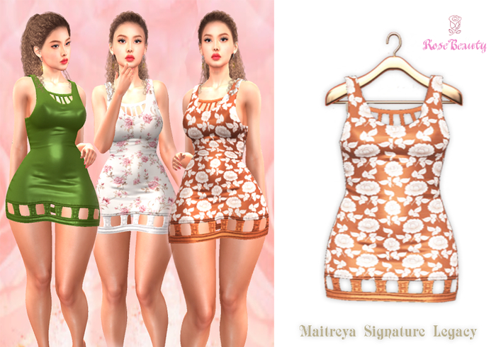 *RB* Dress "Spring"_Signature Legacy Maitreya /Tea Rose