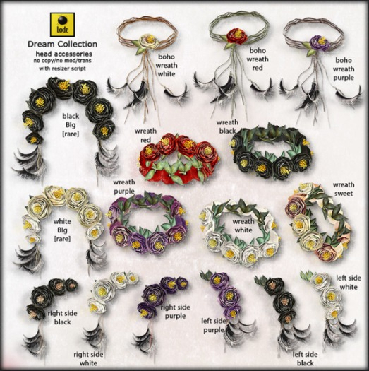 *LODE* Head Accessory - Dream Left Side [purple]