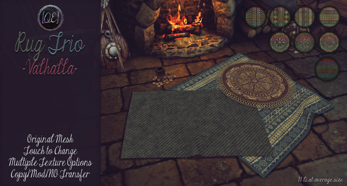 [QE Home] Rug Trio Valhalla