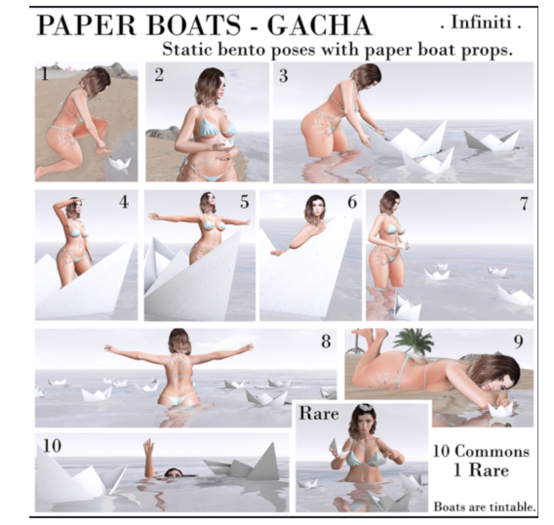 . Infiniti . - Paper Boats - Gacha RARE