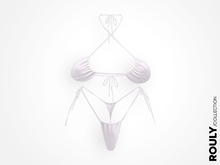 ROULY :: "Sugar Beach" Bikini - White