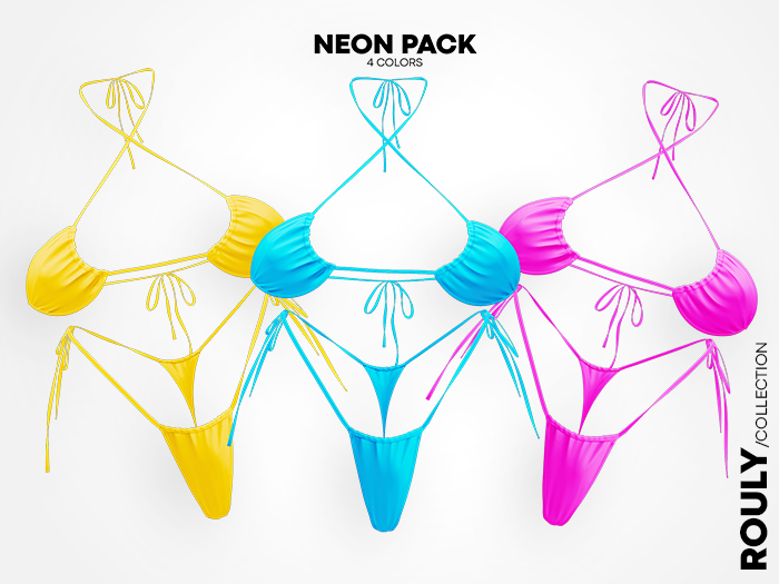 ROULY :: "Sugar Beach" Bikini - NeonPack