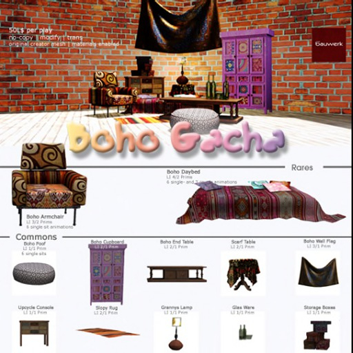 22769 ~ [bauwerk] Boho Wall Flag COMMON