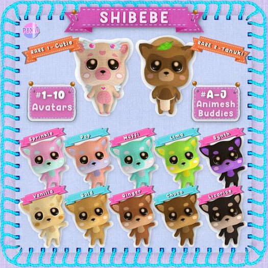 Pixa ~ Shibebe Tanuki 2 RARE