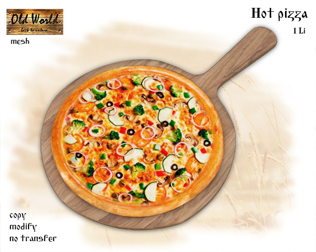 Hot Pizza - Gift from Old World - Rustic / Medieval