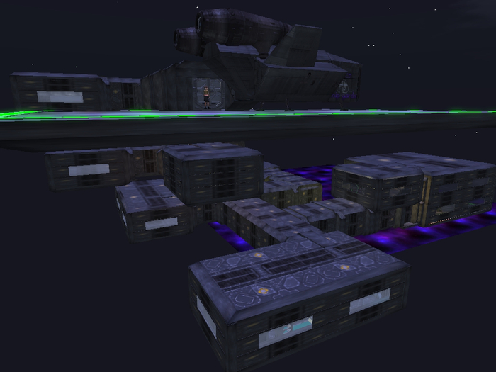 the Cleopatra sky Plax- space station complex only