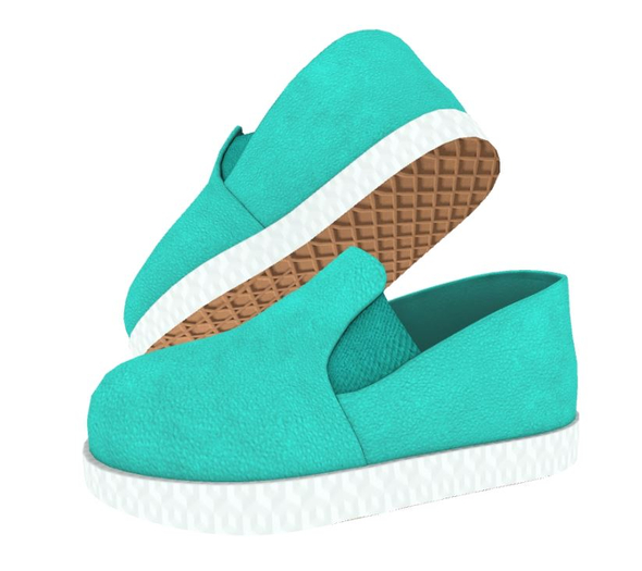 @BB@ Slip Ons - Aqua