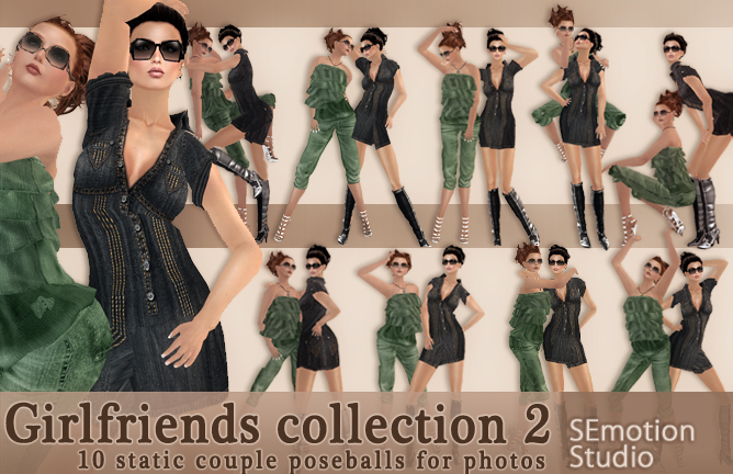 SEmotion Girlfriends v2 MiniCollection 01 - 10 static poseballs