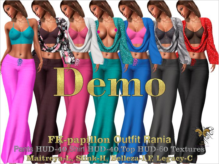 FK papillon  Outfit Rania Demo