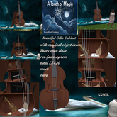 A Beautiful Cello Cabinet with decor-BOX