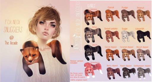 .Birdy. Foxy Neck snuggler {Storm} Ombre [BOX] RARE