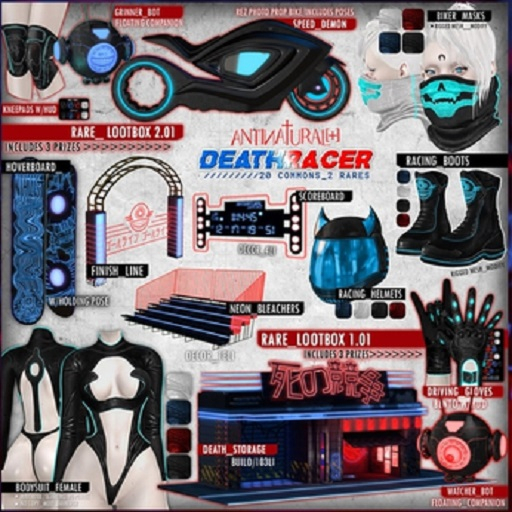 ANTINATURAL[+] Deathracer / Racing Boots / MAITREYA / BLACK