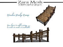 Zara Mesh - Landscape - Wooden Bridge Ramp - FULL PERM MESH