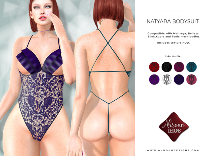 [Ahroun Designs] Natyara Bodysuit (Wear/Add)