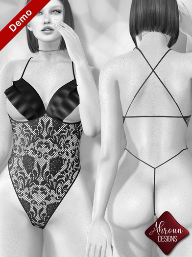 [Ahroun Designs] Natyara Bodysuit DEMO (Wear/Add)