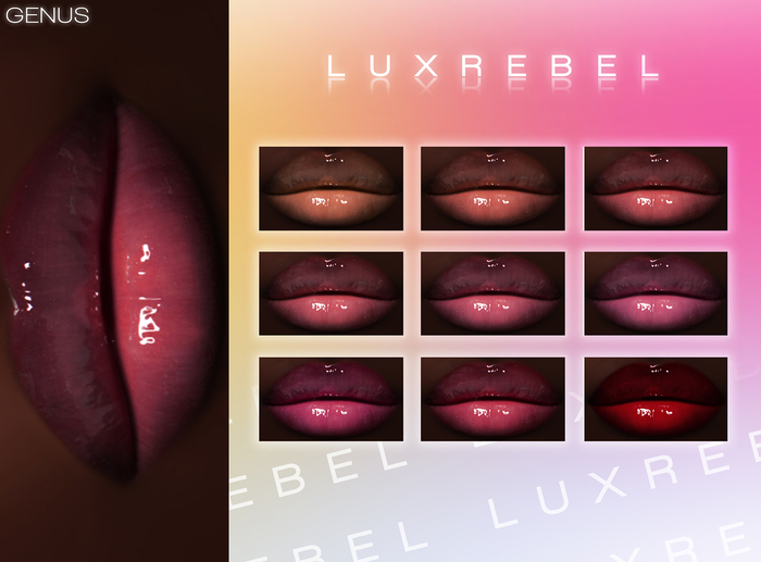 LUXREBEL''GOOD 4 U'' Lipgloss [GENUS] Dark