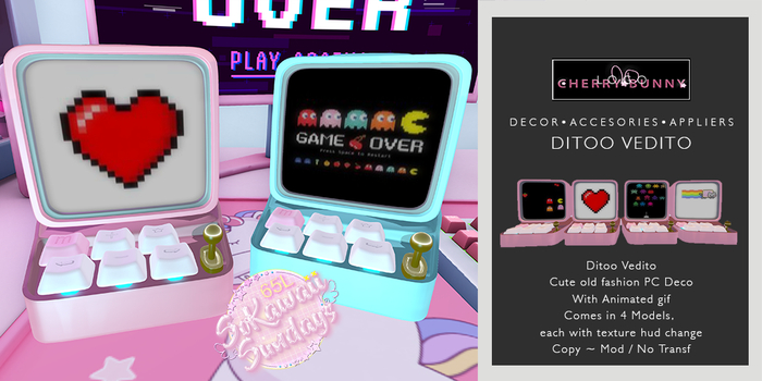 Cherry Bunny~Ditoo Vedito -Pac Cheese - 