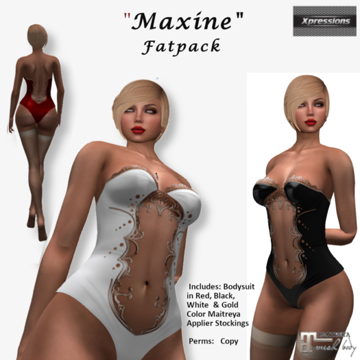 [Xprs] - Maxine Bodysuit FATPACK