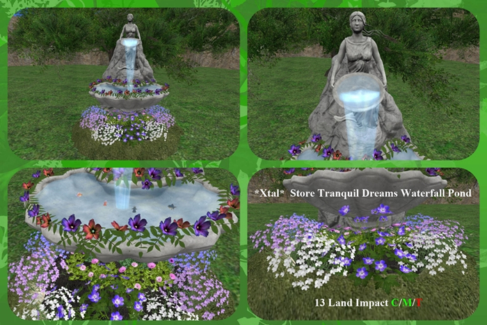 *Xtal* Store Tranquil Dreams Waterfall Pond