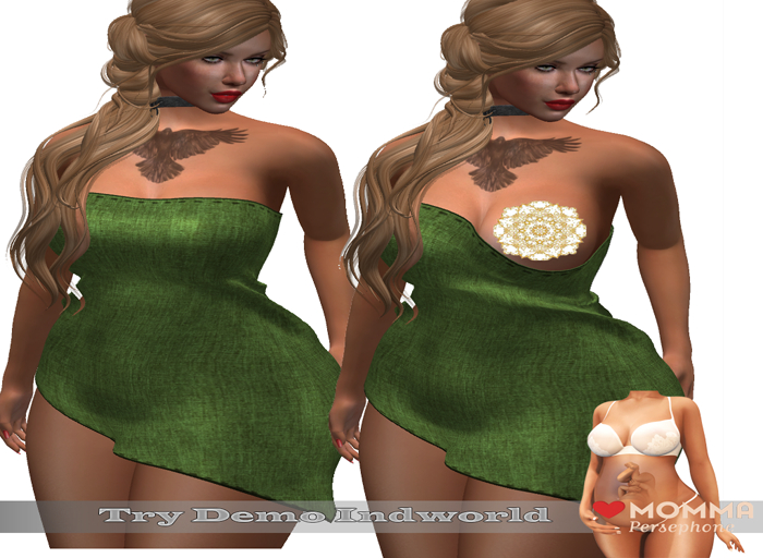 !!! Revna !!!LoveMomma Short Camisk Green