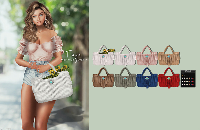 =Zenith=Taya Rattan Bag (All)