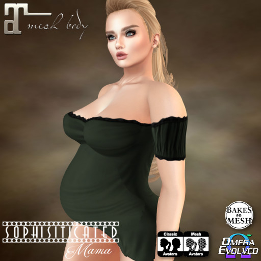 *SM* Omega Maternity Dina Outfit Green BoM Included