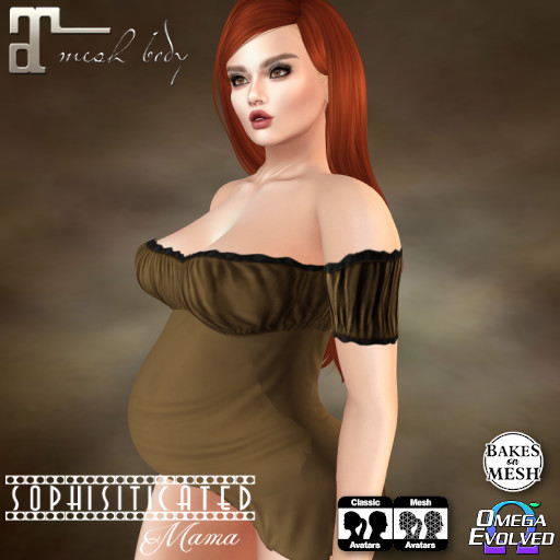 *SM* Omega Maternity Cay Outfit Yellow BoM Included
