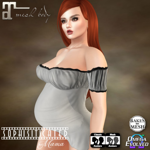 *SM* Omega Maternity Cay Outfit White BoM Included