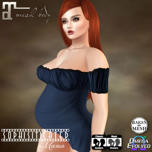 *SM* Omega Maternity Cay Outfit Blue BoM Included