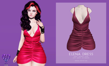 - sixx - Elena Dress - Burgandy