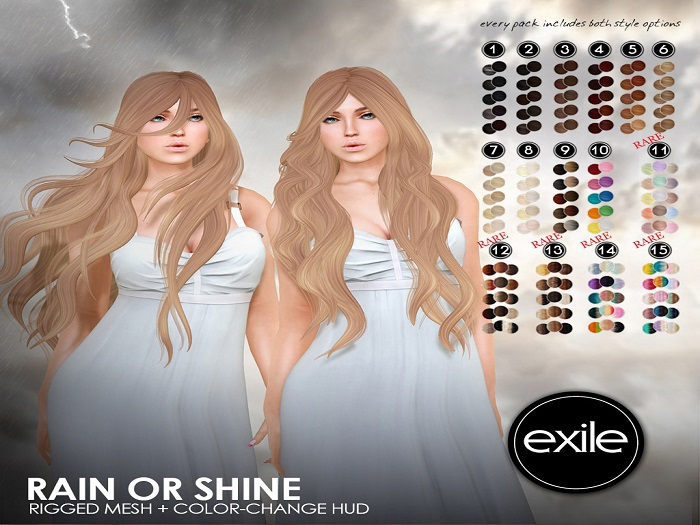 Exile::Rain or Shine: 11. Pastels RARE