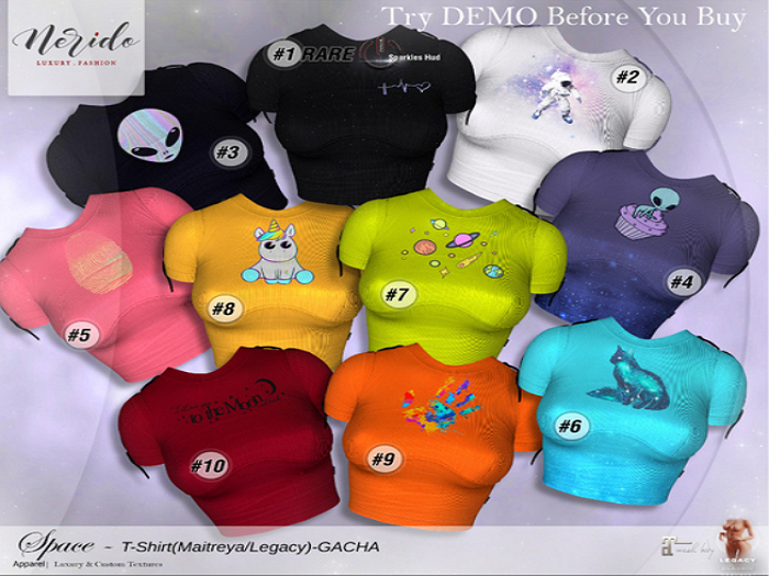 #8~Nerido~ Space T-Shirt(Maitreya)-Sun